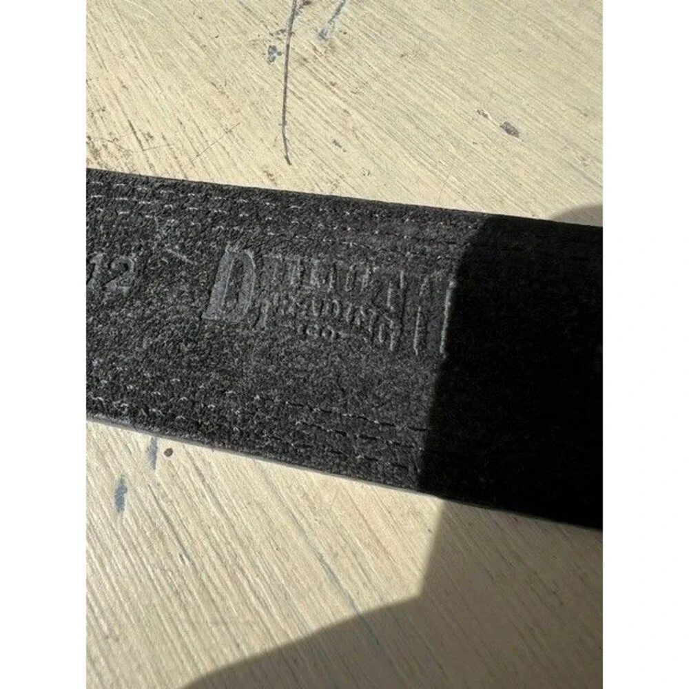 Duluth Trading Men's Black “Gets Better with Age” Leather Work Belt Sz 38 XCLT